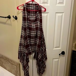 Cute plaid cover up.
